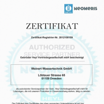 Servicepartnertreffen Heyl-Neomeris